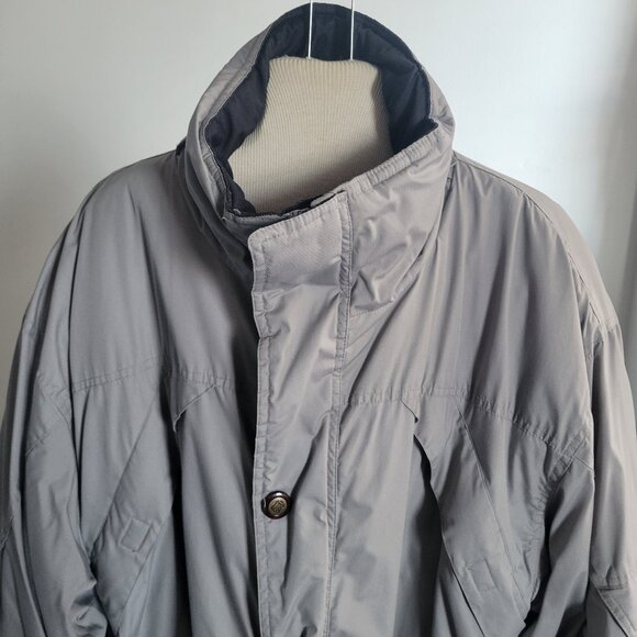 BUY AS IS –Clearance John Blair Men’s Zip-up/Snaps Light Gray Winter Warm Coat - Picture 1 of 15